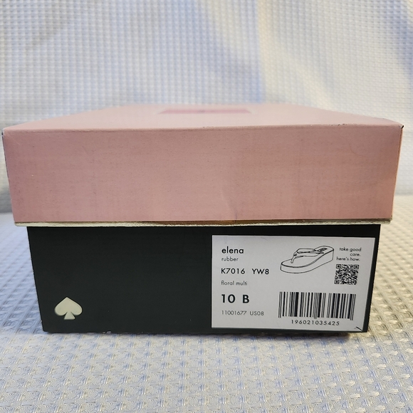 Kate Spade Elena floral platform Slippers size 10 - Picture 3 of 3